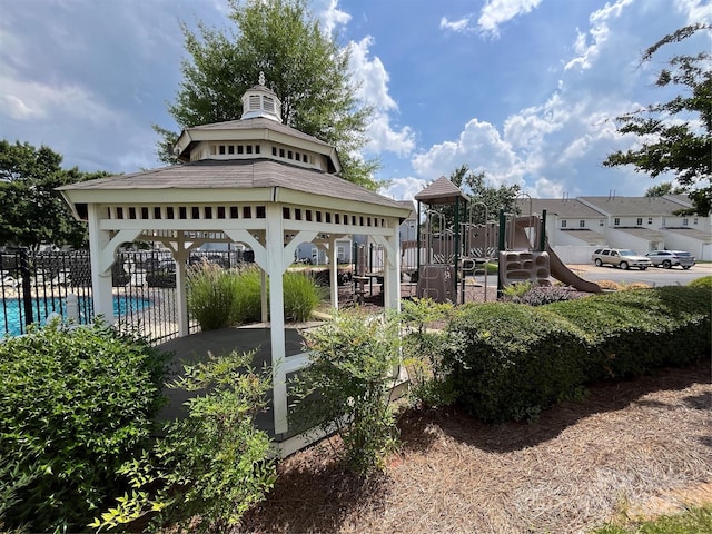 5238 Prosperity View Dr, Charlotte, NC 28269 - view of home's community with a gazebo and a pool