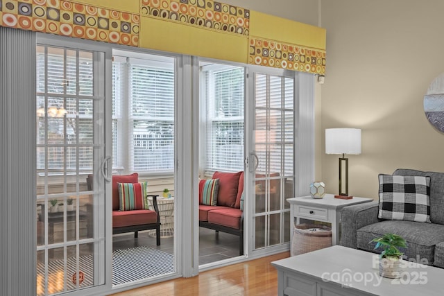 5238 Prosperity View Dr, Charlotte, NC 28269 - living area with wood finished floors and healthy amount of natural light