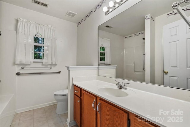 3114 Pine Pointe St, Matthews, NC 28104 - full bathroom with vanity, a shower, and a tub to relax in