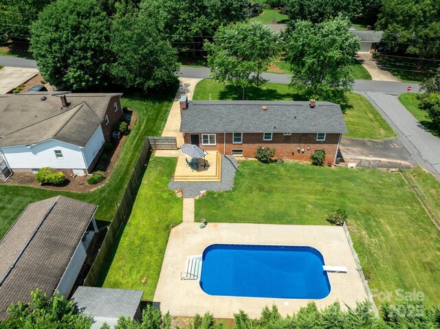 306 2nd Avenue Pl NE, Conover, NC 28613 - view of subject property featuring a pool
