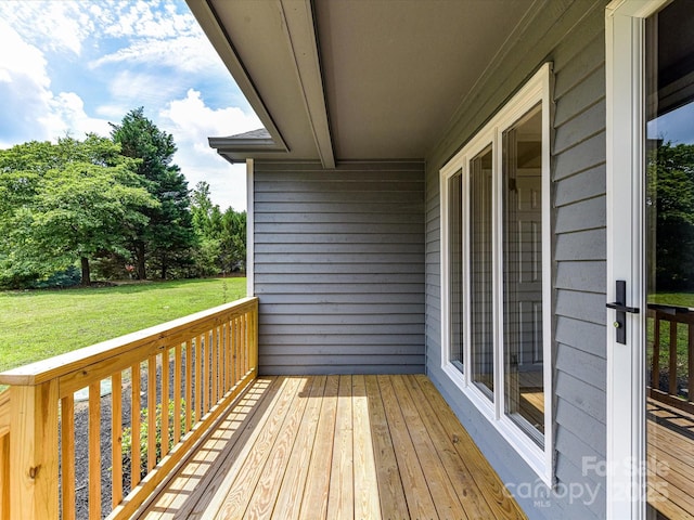 1117 Hidden Brook Ln, Clover, SC 29710 - wooden terrace with a yard