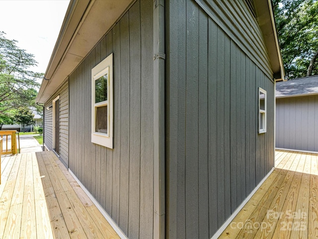1117 Hidden Brook Ln, Clover, SC 29710 - view of side of home featuring a deck