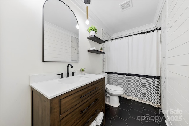 8438 Henry Harris Rd, Fort Mill, SC 29707 - full bathroom with vanity, tile patterned flooring, and curtained shower