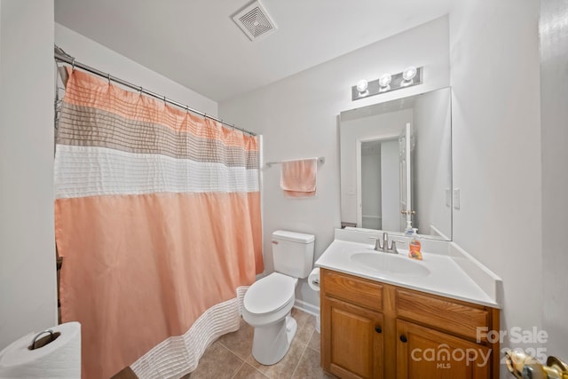 14664 Lions Paw St, Charlotte, NC 28273 - bathroom featuring vanity, tile patterned flooring, and a shower with shower curtain