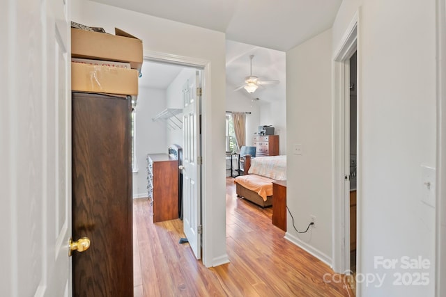 14664 Lions Paw St, Charlotte, NC 28273 - corridor featuring light wood-style floors and baseboards