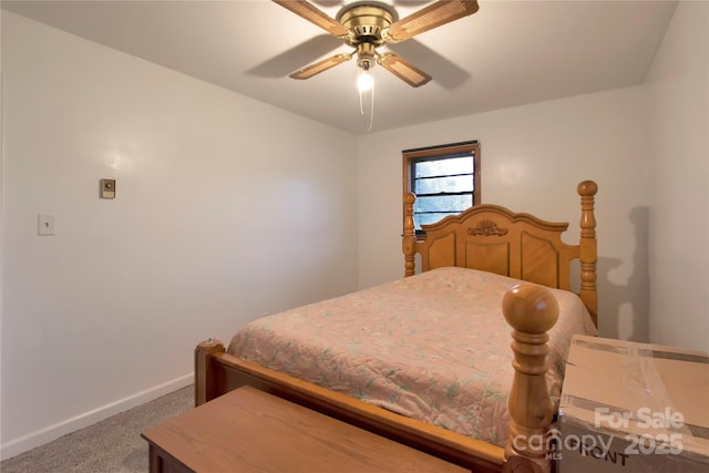 1145 Craigbrow Cir, Chester, SC 29706 - carpeted bedroom with baseboards and a ceiling fan