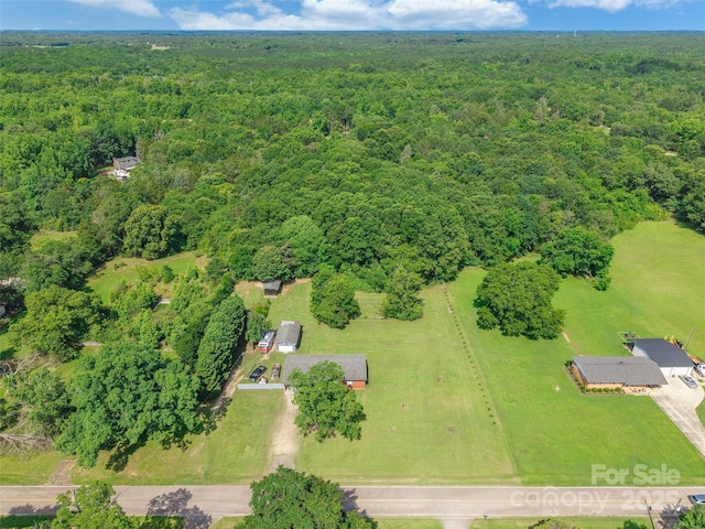 1145 Craigbrow Cir, Chester, SC 29706 - aerial view of a heavily wooded area