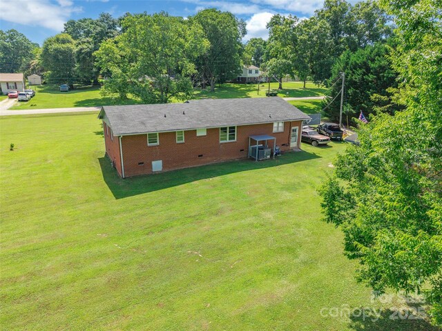 1145 Craigbrow Cir, Chester, SC 29706 - aerial view of property and surrounding area featuring a tree filled landscape