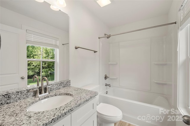 443 Faith Dr SW, Concord, NC 28027 - bathroom featuring vanity and shower / bath combination