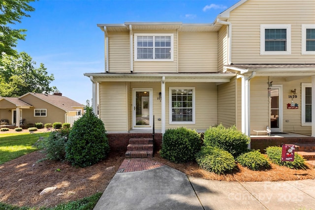 1670 Robins Nest Ct Unit D, Gastonia, NC 28054 - view of front of property featuring a porch