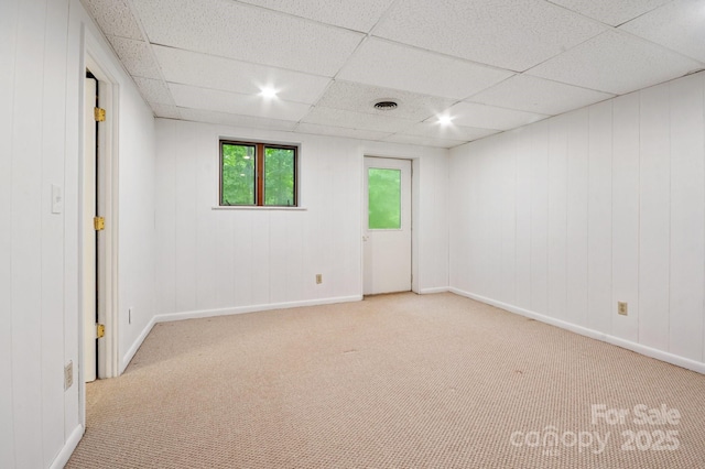 55 Diamond Ridge Ln, Columbus, NC 28722 - empty room with carpet and a paneled ceiling