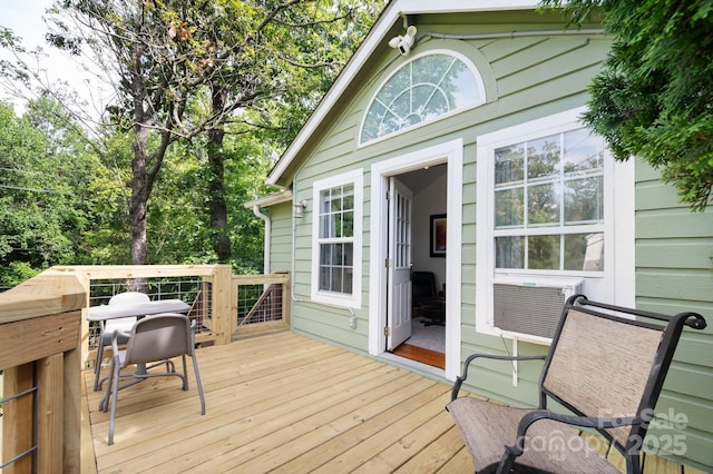 5 Arbutus Rd, Asheville, NC 28805 - wooden terrace featuring cooling unit