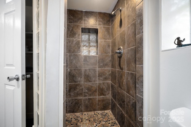 5 Arbutus Rd, Asheville, NC 28805 - full bath featuring tiled shower