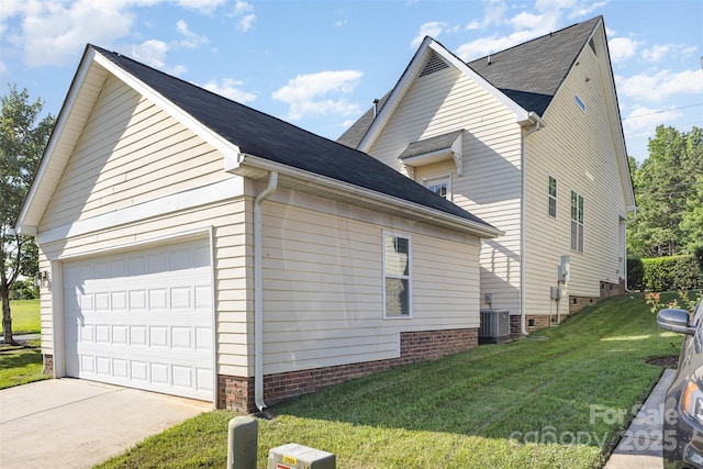 7344 Gilead Rd, Huntersville, NC 28078 - view of property exterior featuring a yard and concrete driveway