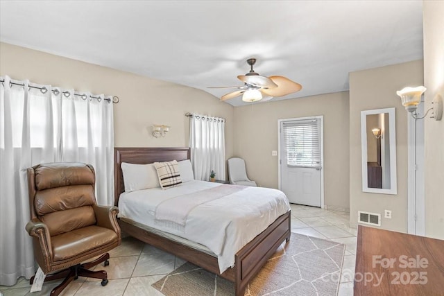 1627 33rd Ave NE, Hickory, NC 28601 - bedroom featuring light tile patterned flooring and ceiling fan