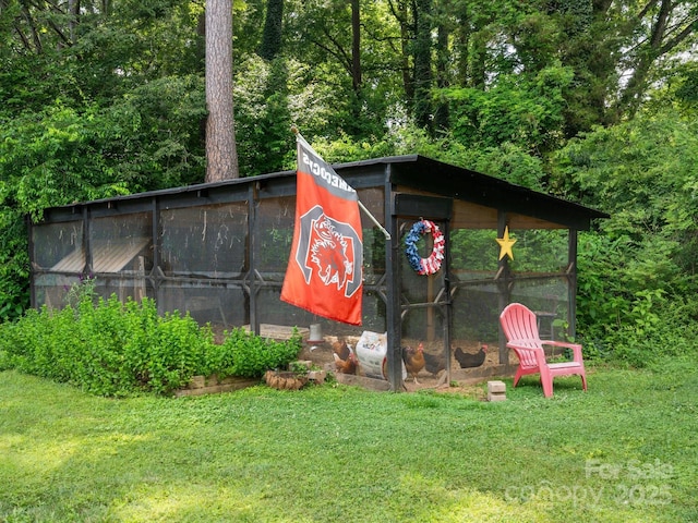 2032 Greenbrook Pkwy, Matthews, NC 28104 - view of poultry coop featuring a lawn