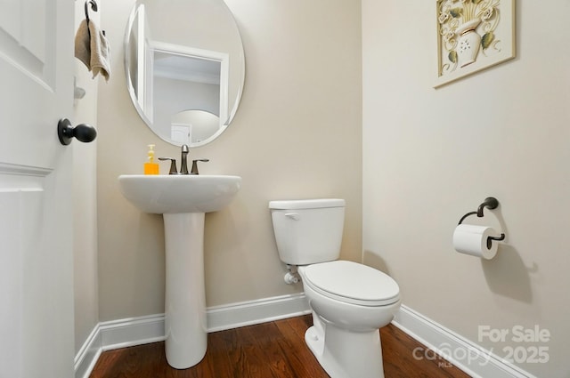 9330 Carneros Creek Rd, Charlotte, NC 28214 - bathroom featuring toilet and wood finished floors