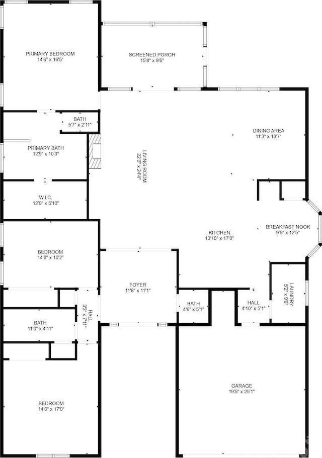 9330 Carneros Creek Rd, Charlotte, NC 28214 - view of room layout