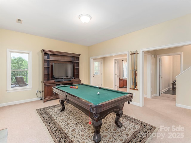 1 Hickory Rdg, Fletcher, NC 28732 - game room featuring light colored carpet and billiards