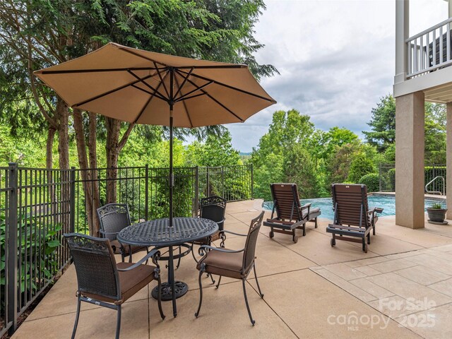 1 Hickory Rdg, Fletcher, NC 28732 - view of patio featuring outdoor dining space