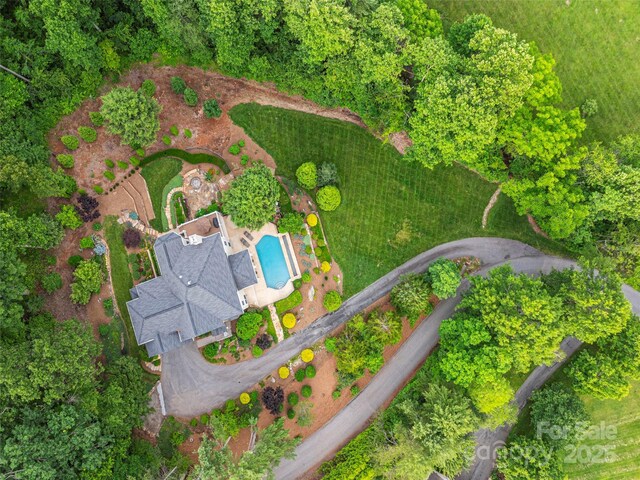 1 Hickory Rdg, Fletcher, NC 28732 - aerial view of property and surrounding area