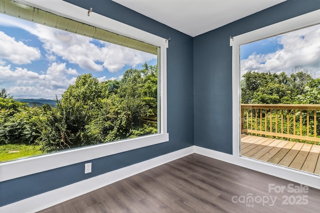 41 Remembrance Rdg, Flat Rock, NC 28731 - unfurnished room with dark wood-style flooring and healthy amount of natural light