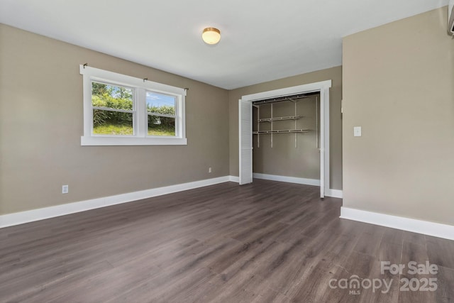 41 Remembrance Rdg, Flat Rock, NC 28731 - unfurnished bedroom featuring dark wood-type flooring and a closet