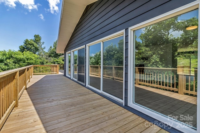 41 Remembrance Rdg, Flat Rock, NC 28731 - view of wooden terrace
