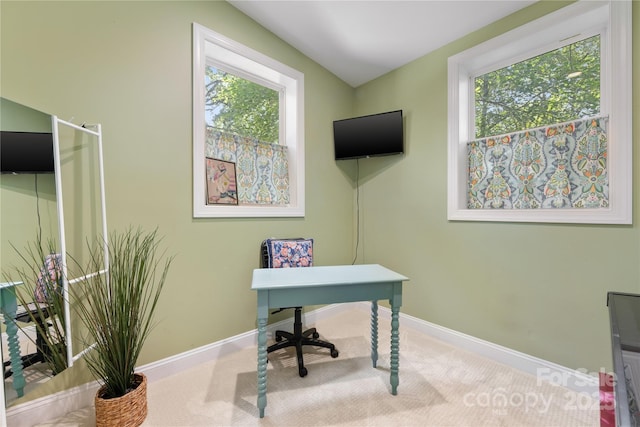 2034 Lanier Ave, Charlotte, NC 28205 - carpeted office with healthy amount of natural light