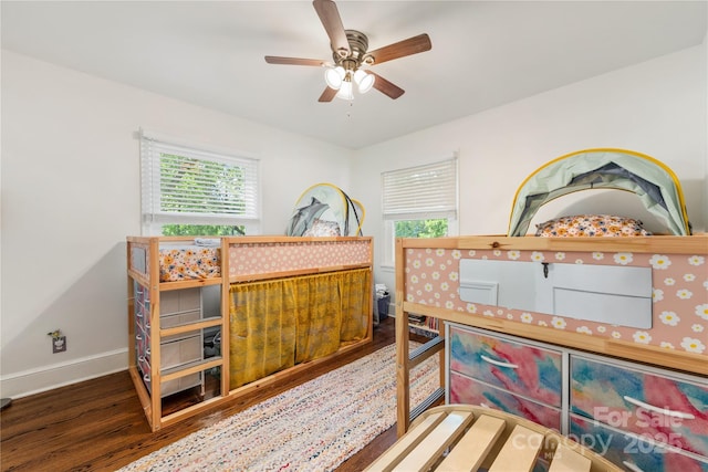 2034 Lanier Ave, Charlotte, NC 28205 - bedroom featuring wood finished floors and baseboards