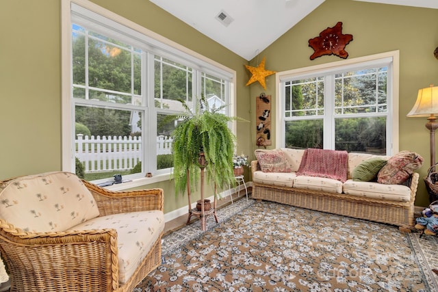 16 Sunview Cir, Arden, NC 28704 - sunroom with plenty of natural light and vaulted ceiling