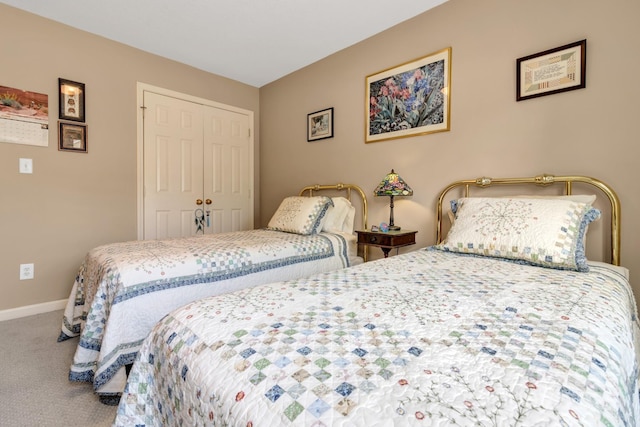 16 Sunview Cir, Arden, NC 28704 - bedroom with carpet floors and a closet