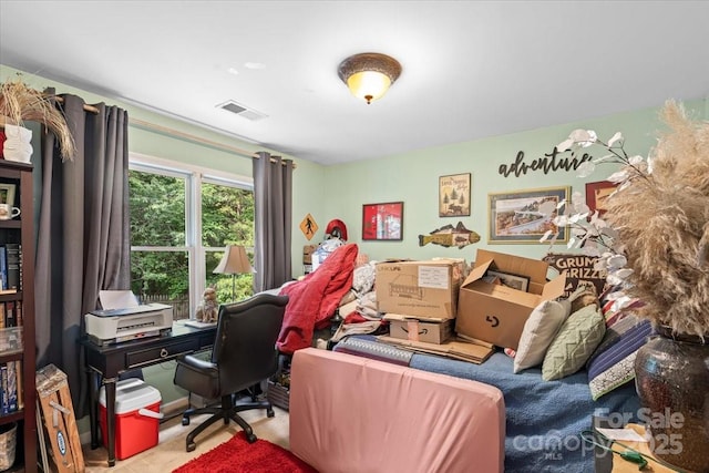 111 Beacon Hills Dr, Gastonia, NC 28056 - home office with carpet flooring