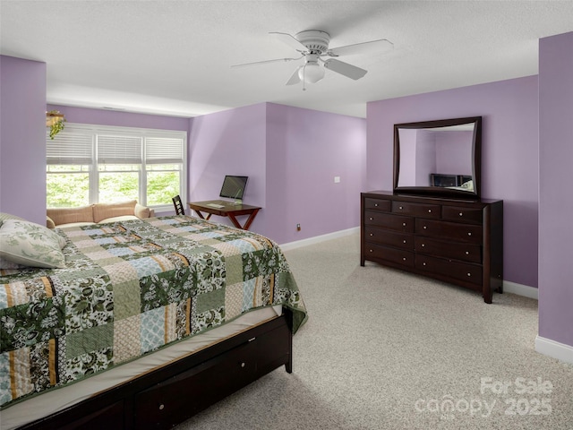 303 S Braeside Ct, Asheville, NC 28803 - bedroom with carpet and a ceiling fan