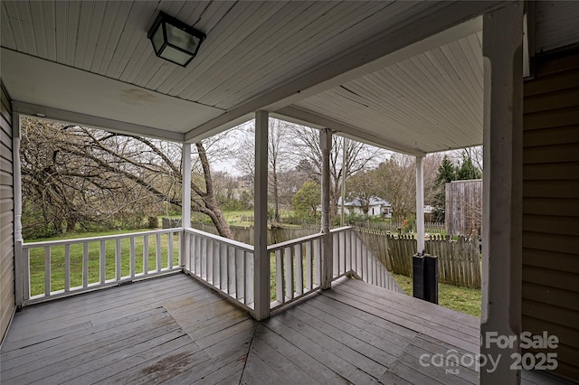 613 E Liberty St, Salisbury, NC 28144 - view of wooden terrace
