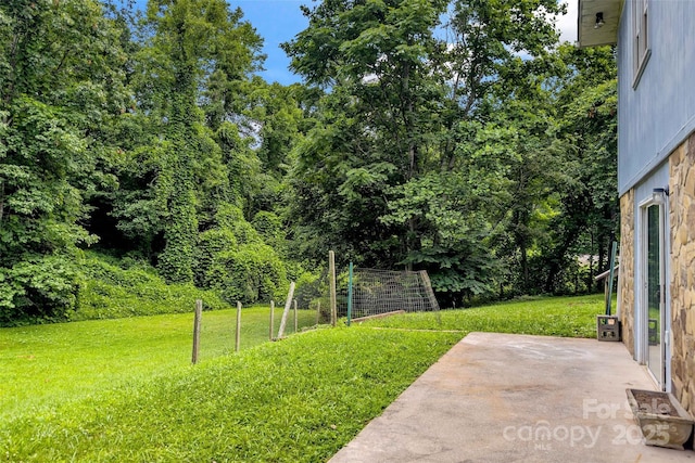 2526 Hankins Rd, Marion, NC 28752 - view of green lawn featuring a patio