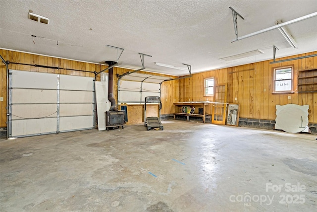 2526 Hankins Rd, Marion, NC 28752 - garage with wood walls