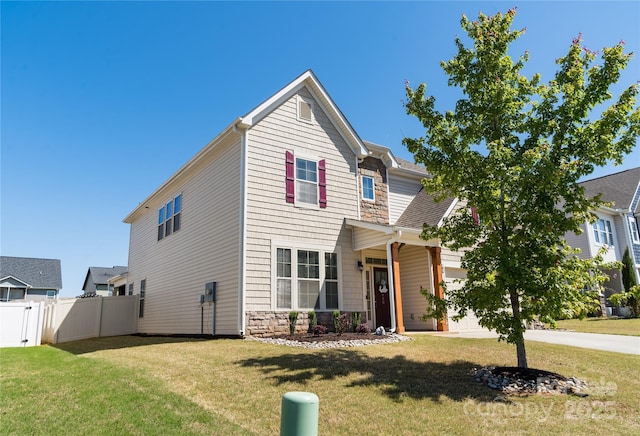 660 Highgarden Ln, Boiling Springs, SC 29316 - traditional home with stone siding