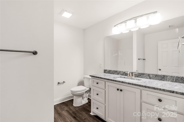 812 Generation Ln, Clover, SC 29710 - bathroom with vanity and wood finished floors