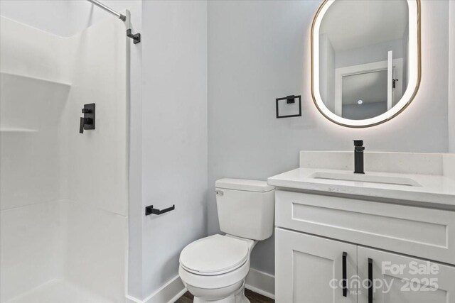 10514 Harbor Dr, Charlotte, NC 28214 - bathroom featuring vanity and a shower
