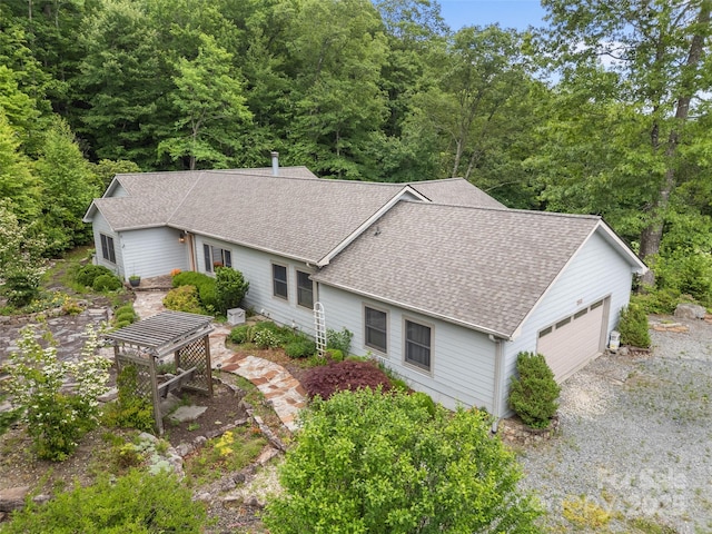 253 Sandy Ln, Brevard, NC 28712 - aerial view of property and surrounding area featuring a forest