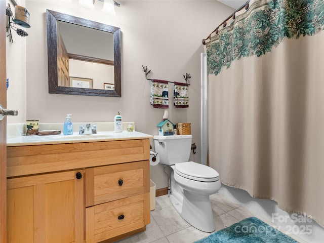 253 Sandy Ln, Brevard, NC 28712 - full bathroom with vanity and tile patterned floors