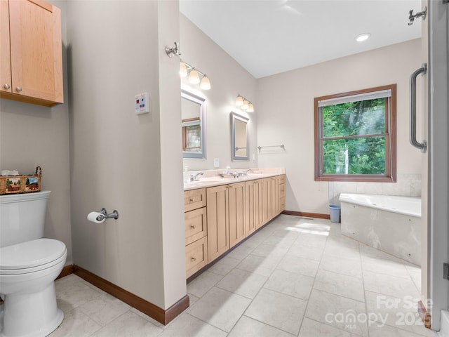 253 Sandy Ln, Brevard, NC 28712 - full bathroom featuring double vanity and a bath