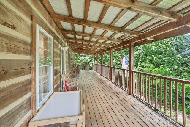 66 Ashlyn Ln, Tryon, NC 28782 - view of deck
