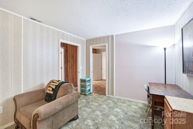 66 Ashlyn Ln, Tryon, NC 28782 - living area with a textured ceiling and baseboards