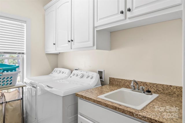 5346 Oak Crest Ln, Lenoir, NC 28645 - washroom featuring washer and clothes dryer and cabinet space