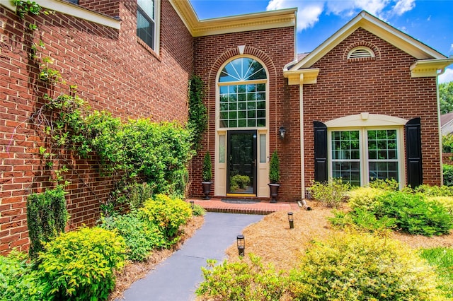 10418 Pullengreen Dr, Charlotte, NC 28277 - view of exterior entry with brick siding