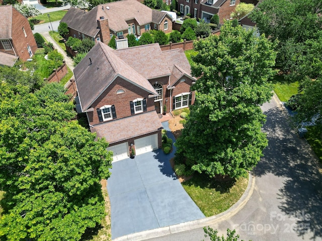 10418 Pullengreen Dr, Charlotte, NC 28277 - aerial view of property and surrounding area