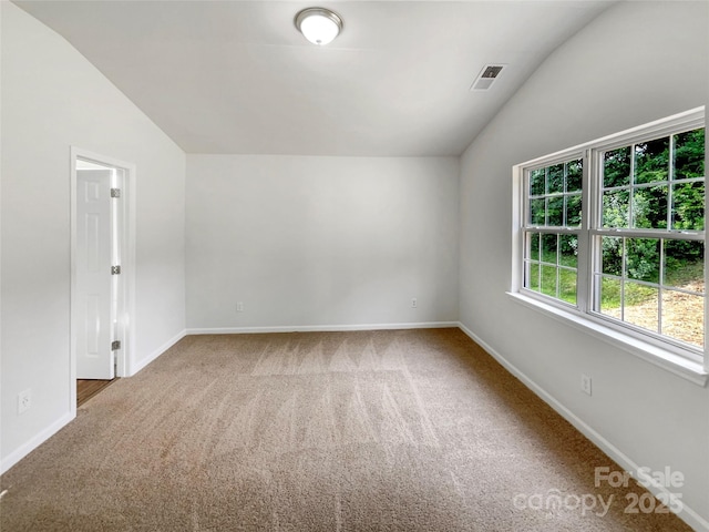 8219 Pozzi Rd, Charlotte, NC 28216 - additional living space featuring vaulted ceiling and carpet