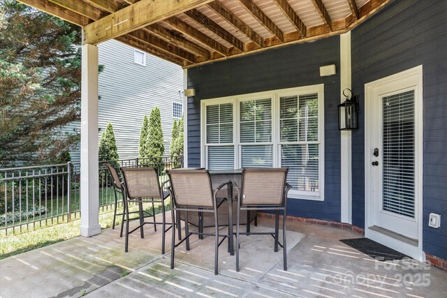 615 N Oak Dr, Huntersville, NC 28078 - view of patio / terrace